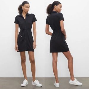 Club Monaco Ponte Knit Dress in Black